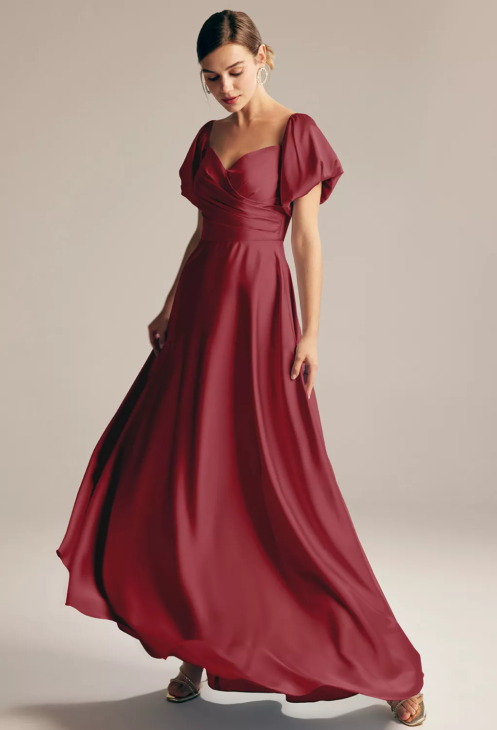 AW Dey Burgundy  Convertible Convertible Bridesmaid Dresses
